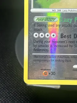 Pokemon TCG Slaking 16/127 Platinum Reverse Holo MP - Image 5