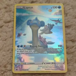 Pokemon TCG Lapras GG05/GG70 Crown Zenith Galarian Gallery Full Art Holo - Image 2