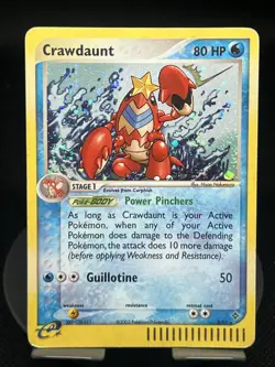 Pokemon TCG Crawdaunt 3/97 EX Dragon Holo Rare MP - Image 1