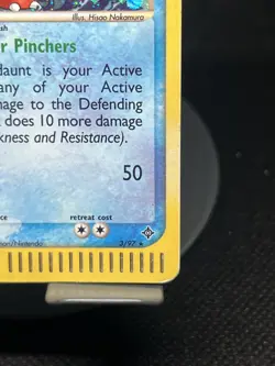 Pokemon TCG Crawdaunt 3/97 EX Dragon Holo Rare MP - Image 5