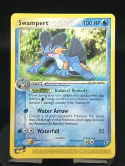 Pokemon TCG Swampert 23/109 Ruby & Sapphire Regular Rare MP - Image 1