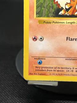 Pokemon TCG Growlithe 28/102 Set Shadowless Regular HP - Image 5