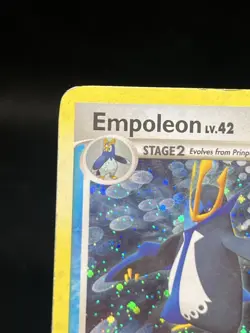 Pokemon TCG Empoleon 4/130 Diamond & Pearl Holo Rare DMG - Image 2