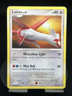 Pokemon TCG Latias 22/106 Great Encounters Regular Rare HP - Image 1