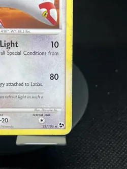 Pokemon TCG Latias 22/106 Great Encounters Regular Rare HP - Image 5