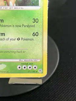 Pokemon TCG Torterra 17/130 Diamond & Pearl Holo Rare HP - Image 4