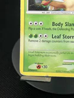 Pokemon TCG Torterra 17/130 Diamond & Pearl Holo Rare HP - Image 5