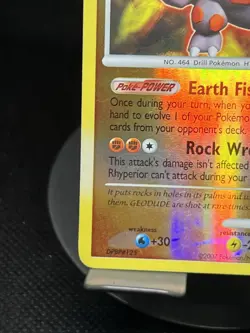 Pokemon TCG Rhyperior 12/130 Diamond & Pearl Reverse Holo MP - Image 5