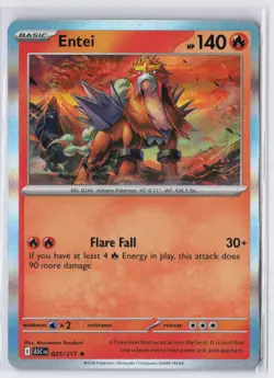 Entei 025/217 Pokemon TCG Holo Ascended Heroes NM - Image 1