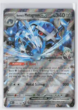 Pokemon TCG Steven's Metagross EX 145/182 Holo - Image 1