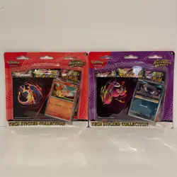 Pokemon TCG Ascended Heroes Tech Sticker Collection Set of 2 Charmander + Gastly - Image 1