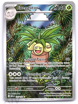 Exeggutor 135/132 Pokemon Mega Evolution Illustration Rare - Image 1