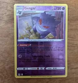Pokemon TCG Gengar 066/196 Lost Origin Reverse Holo Rare - Image 1