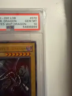 2002 YUGIOH! LOB RED-EYES BLACK DRAGON #070 💎 PSA 10 POP 103 - Image 3