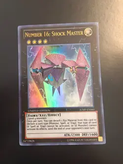 Yugioh Number 16: Shock Master - JUMP-EN059 - Limited Ultra Rare - LP - Image 1