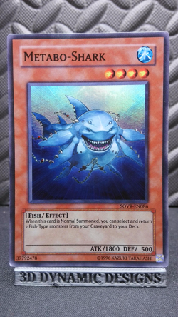 | Yugioh Metabo-Shark SOVR-EN086 Super Rare Stardust Overdrive NM-/VLP 🔥 | - Image 1