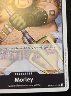 Morley OP12-093 Uncommon Legacy Of The Master One Piece Card Game - Image 5