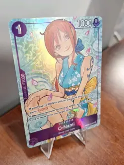 One Piece O-Nami Illustration Box Volume 1 OP05-062 English FOIL - Image 2