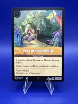 Disney Lorcana Part of Your World 30/204 Cold Foil The First Chapter Rare - Image 1