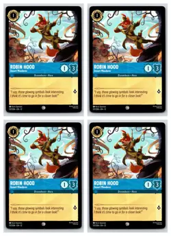 137 Robin Hood - Desert Wanderer Playset x4 2026 Disney Lorcana Wilds Unknown 4x - Image 1