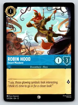 137 Robin Hood - Desert Wanderer Playset x4 2026 Disney Lorcana Wilds Unknown 4x - Image 2