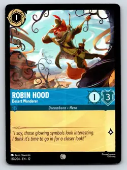 137 Robin Hood - Desert Wanderer Playset x4 2026 Disney Lorcana Wilds Unknown 4x - Image 4