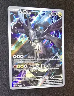 Pokemon N's Zekrom Promo Full Art Holo Card 039 Dragon 130 HP TCG 004 - Image 1