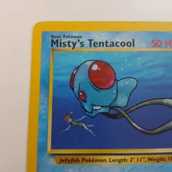 Misty's Tentacool Gym Heroes 57/132 Pokemon TCG Card Uncommon Unlimited MP - Image 2