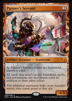 MTG English Painter's Servant NM Foil Kaladesh Inventions - Image 1