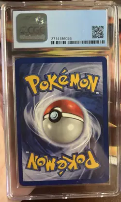 CGC 7 NM Ninetales 1999 Base Set 12 SHADOWLESS Holo Pokemon Card Blue Old Label - Image 2