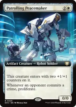 ~ Patrolling Peacemaker (Extended Art) ~ NM ~ ~ MTG ~ - Image 1