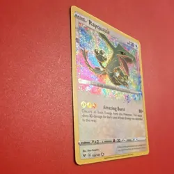Pokemon Rayquaza 138/185 Swsh04 Vivid Voltage Amazing Rare Holo Basic Card - Image 3