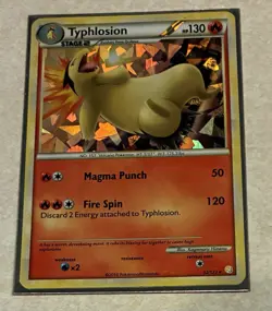 Typhlosion Holo Pokemon Card Rare 32/123 Make An Offer Pokemon Cards - Image 1
