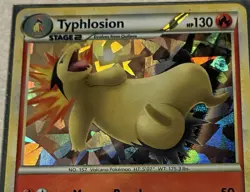 Typhlosion Holo Pokemon Card Rare 32/123 Make An Offer Pokemon Cards - Image 3