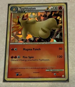 Typhlosion Holo Pokemon Card Rare 32/123 Make An Offer Pokemon Cards - Image 4