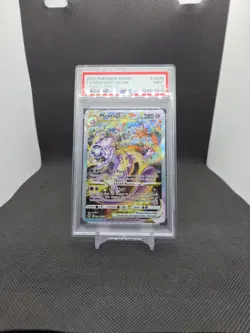 Pokemon TCG Crown Zenith Mewtwo VSTAR Holo Rare Card GG44/GG70 PSA 9 - Image 5