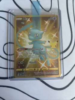 Pokemon TCG Celebrations Mew Gold Full Art Holo Card 25/25 Secret Rare Gemmint - Image 3