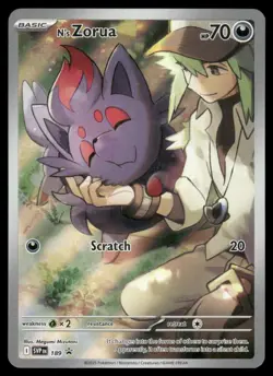 N's Zorua Holo Promo SV: Scarlet & Violet Promo Cards 189 NM - Image 1