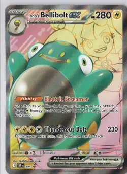 Ionos Bellibolt ex Full Art Promo Journey Together Black Star Promo Card SVP 194 - Image 1