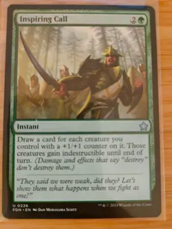 MTG Inspiring Call 0226 Foundations M/NM Free UK P&P - Image 1