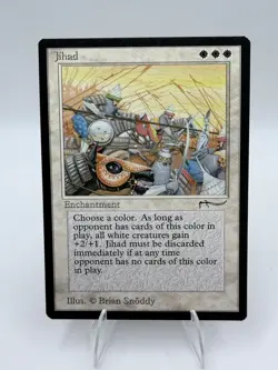 Magic The Gathering - Arabian Nights Jihadd - LP - Read Description - Banned - Image 1