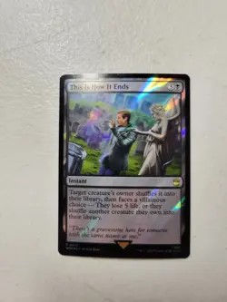 1x Surge Foil THIS IS HOW IT ENDS Rare R 0675 EN MTG Magic DOCTOR WHO UB - 2023 - Image 1