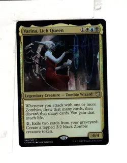 MTG SkeenAB Varina Lich Queen FOIL from C18. NM. - Image 1