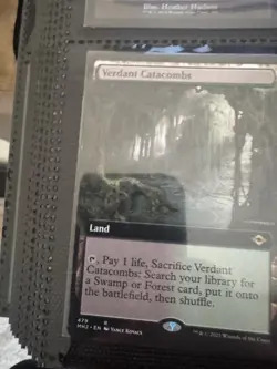 MTG Non Foil Borderless Modern Horizons 2 M/NM Extended Art Misty Rainforest - Image 1