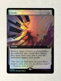 Magic: The Gathering Erode Instant White Rare Strixhaven R0310 FOIL - Image 1