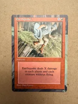 Earthquake (4th Edition) ALTERED with extended art, floating border style! - Image 1