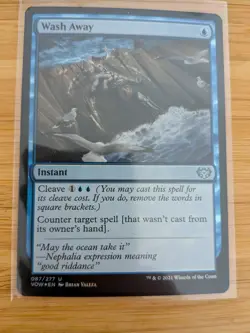 MTG Wash Away (FOIL) 087 Innistrad: Crimson Vow M/NM Free UK P&P - Image 1