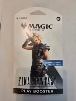 Magic the Gathering Final Fantasy Sleeved Play Booster pack factory sealed - Image 1