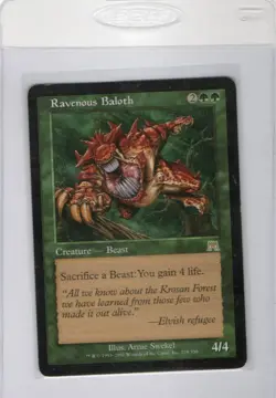Ravenous Baloth Onslaught ONS Magic the Gathering Rare Green Beast MtG - Image 1