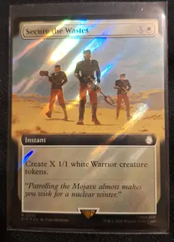 Secure the Wastes (Extended Art) (Surge Foil) Universes Beyond: Fallout Foil - Image 1